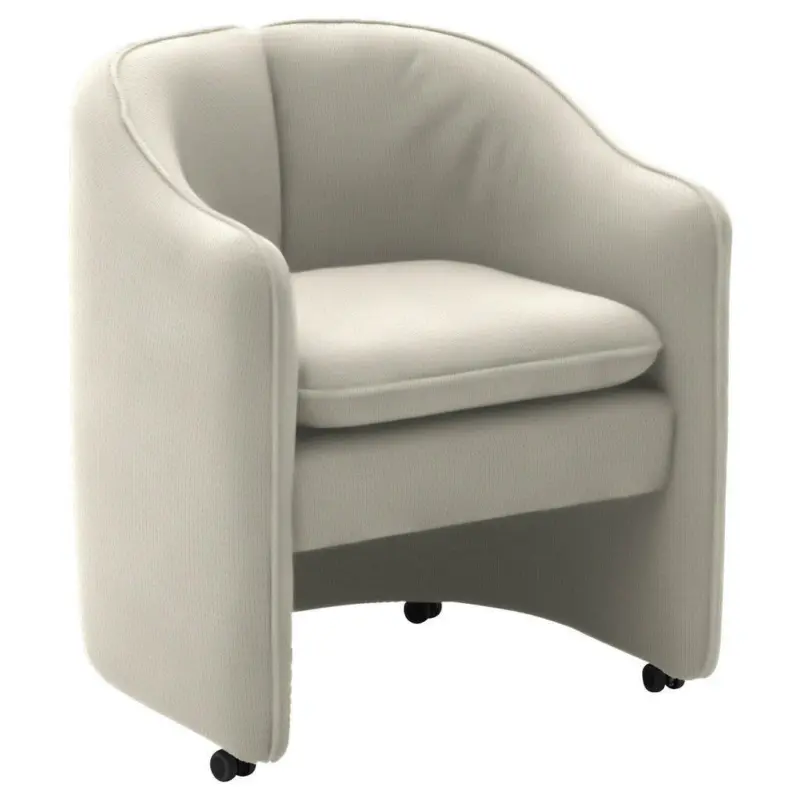 Sessel in Mikrofaser Weiß