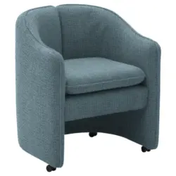 Sessel in Mikrofaser Blau