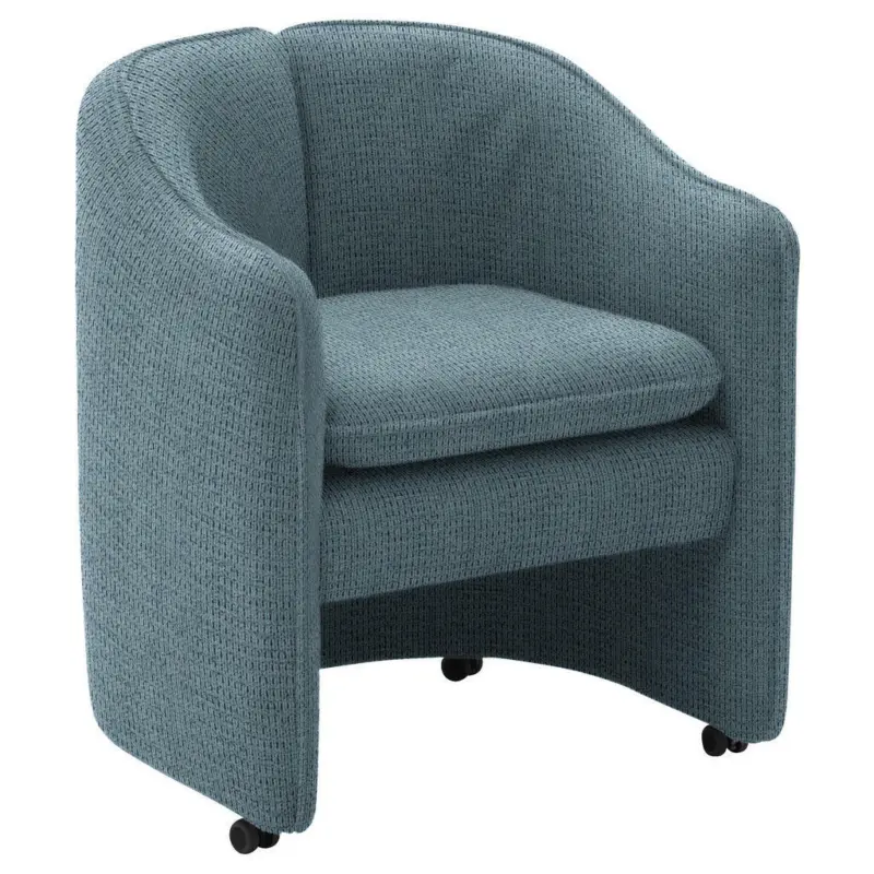 Sessel in Mikrofaser Blau