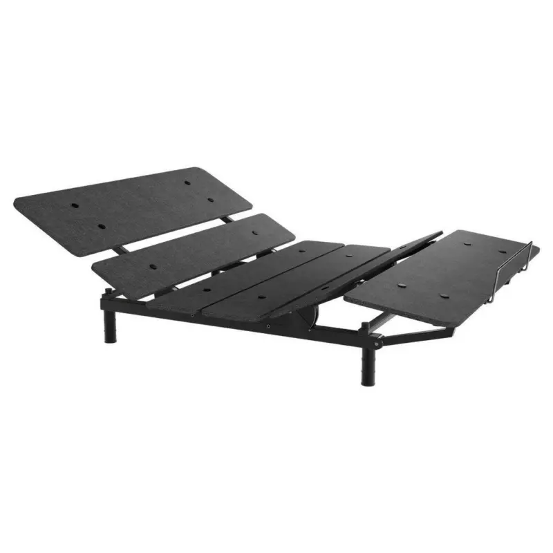 Bett 90/200 cm in Schwarz