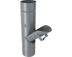 Zambelli Wasserablauf Stahl anthrazit NW 80 mm