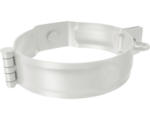 Hornbach Zambelli Rohrschelle mit Schlagstift Stahl Grauweiss RAL 9002 NW 100 mm