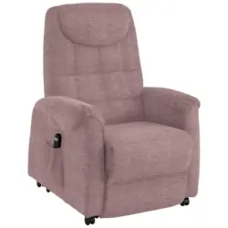 Fernsehsessel in Mikrofaser Rosa