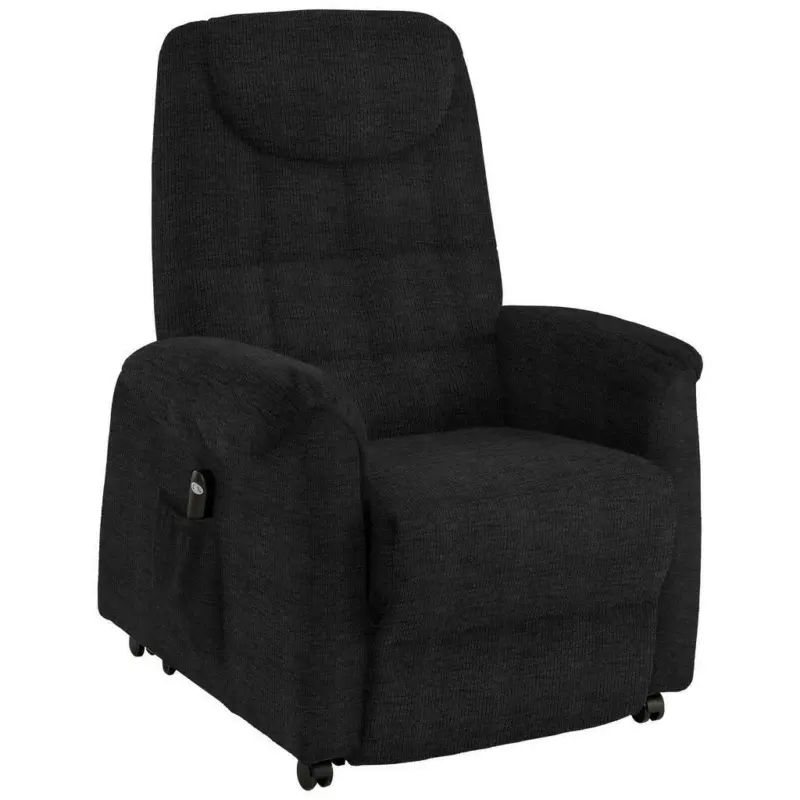 Fernsehsessel in Mikrofaser Graphitfarben