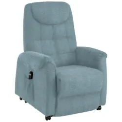 Fernsehsessel in Mikrofaser Blau