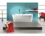 Hornbach Freistehende Doppelbadewanne Ottofond Messina 703801 180x79x44 cm weiß