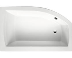 Raumsparbadewanne Ottofond Ebony Modell A 989101 160x98 cm weiß