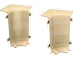 Hornbach Innenecken für Klemm-Sockelleiste mit Kabelkanal Ahorn 50 mm