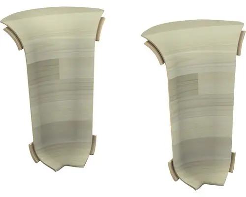 Innenecken für Kabelkanal-Sockelleiste Woodstock weiß 60 mm