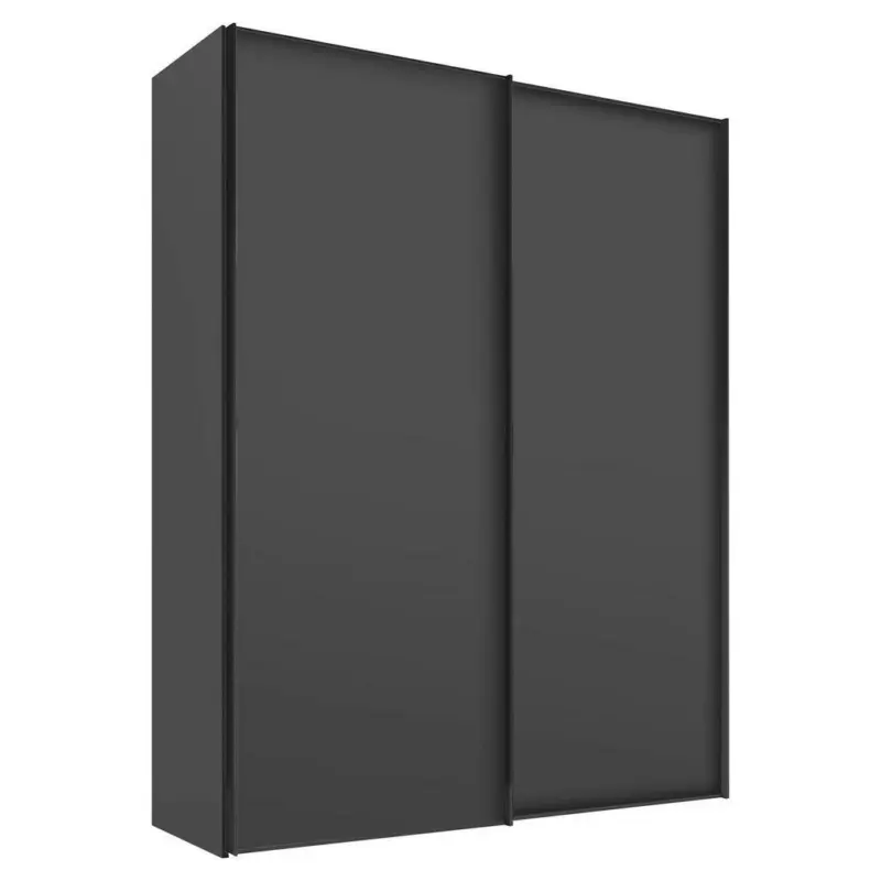 Schwebetürenschrank in Anthrazit