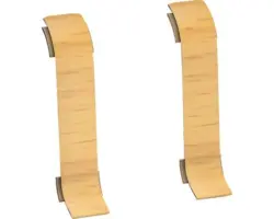 Verbinder für Kabelkanal-Sockelleiste Buche 60 mm