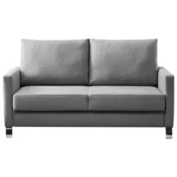 Schlafsofa in Flachgewebe Hellgrau
