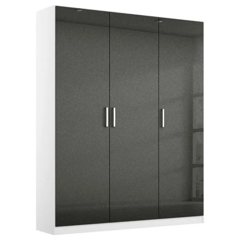 Drehtürenschrank in Weiß