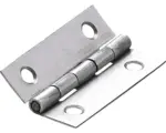 Hornbach Schmales Scharnier, 50x30 mm, Edelstahl matt, 10 Stück