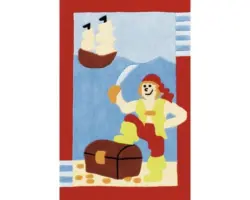 Kinderteppich Pirat 80x150 cm