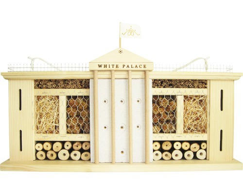 Insektenhotel Weißer Palast 58 x 12 x 30 cm