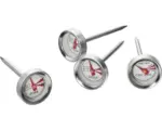 Hornbach Grillthermometer Tenneker® Edelstahl 4 Stück 6,5 x 2,5 x 2,5 cm silber