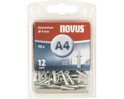 Novus Blindnieten Aluminium Ø 4x12 mm 70er Pack