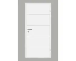 Innentüre Pertura Perla Typ 17 Weißlack 85x203 cm rechts