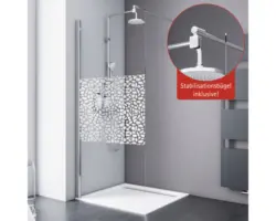 Raumdusche Schulte Alexa Style 2.0 1000x1900 mm Dekorglas Terazzo chromoptik