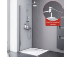 Raumdusche Schulte Alexa Style 2.0 1000x1900 mm Echtglas Klar hell chromoptik