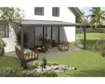 Hornbach Terrassenüberdachung SKAN HOLZ Genua 541x257 cm anthrazit