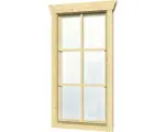 Hornbach Einzelfenster für Gartenhaus 28 mm SKAN HOLZ Anschlag links 57,5x123,5 cm, natur