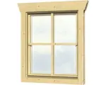 Hornbach Einzelfenster für Gartenhaus 28 mm SKAN HOLZ Anschlag rechts 57,5x70,5 cm, natur