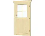 Hornbach Einzeltür für Gartenhaus 28 mm SKAN HOLZ 78,5x179,5 cm, natur