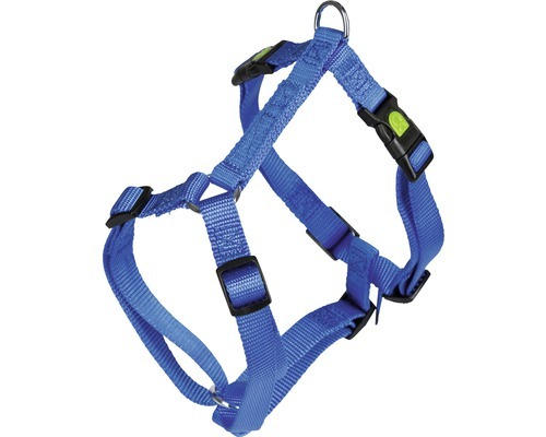 Hunde-Geschirr MIAMI blau 15mm, 30-40cm