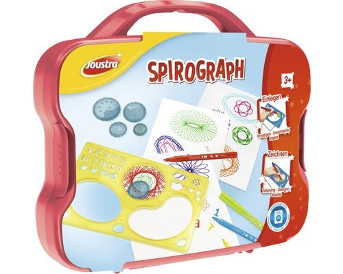 Kreativset Schablonen Spirograph 12-teilig im Koffer