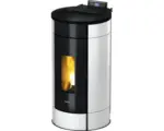Hornbach Pelletofen FreePoint Globe Stahl weiß 11,0 kW