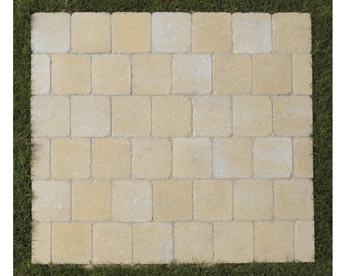 Flairstone Beton Pflaster antik gelb 20,8 x 17,3 cm