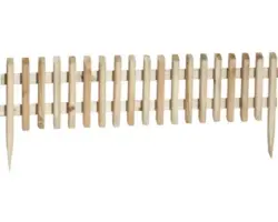 Mini-Staketenzaun 115x28/45 cm