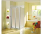 Hornbach Falttür für Nische und Seitenwand Breuer Fara4 800x1850 mm Kunstglas alunatur