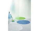 Hornbach Duscheinlage Spirella Riverstone rund 57 cm blau klar