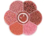 Hornbach Perlenmix rot