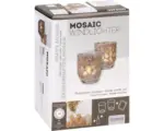 Hornbach Kreativset Décor Mosaic für 2 Windlichter topas