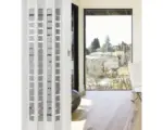 Hornbach Falttür Karo weiß satiniert weiß 86 x 205 cm