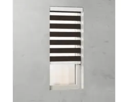 Soluna Doppelrollo D-R8 mit Kassette Struktur braun 90x240 cm