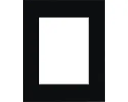 Passepartout 21x29,7 cm schwarz