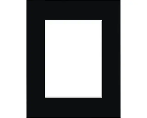Passepartout 21x29,7 cm schwarz