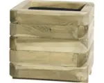 Hornbach Pflanzkübel Toscana Holz 40 x 40 x 35 cm braun