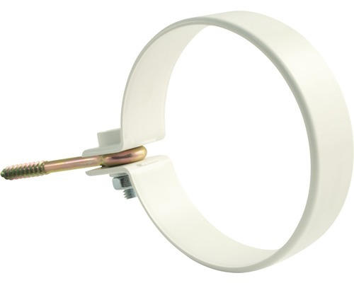 Marley Rohrschelle mit Ringschraube Kunststoff Verkehrsweiss RAL 9016 NW 53 mm Pack = 2 Stück