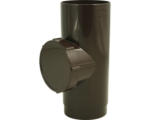 Hornbach Marley Reinigungsrohr Kunststoff rund Schokoladenbraun RAL 8017 NW 105 mm