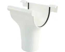 Marley Rinnenstutzen Kunststoff rund Verkehrsweiss RAL 9016 NW 100/75 mm