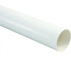 Marley Fallrohr Kunststoff rund Verkehrsweiss RAL 9016 NW 75 mm 3000 mm