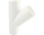 Hornbach Marley Rohrabzweig Kunststoff rund 45 Grad Verkehrsweiss RAL 9016 NW 75/75 mm