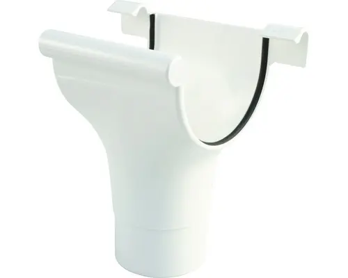 Marley Rinnenstutzen Kunststoff rund Verkehrsweiss RAL 9016 NW 75/53 mm