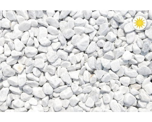 Zierkies Marmor 16-25 mm 25 kg Carrara-Weiß